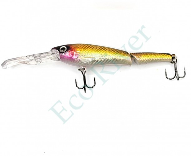 Воблер Namazu Jointed Zun Minnow, L-95 мм, 12,5г, минноу, составной, тонущий (0,5-2,5 м), цвет №10