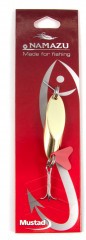 Блесна колеб. Namazu KASTWarrior, вес 14 г, цвет 02 (латунь)/200/