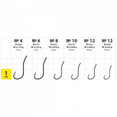 Крючок Gurza Ryusen 2BH BN №8 8шт K-1024-008