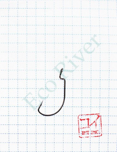 Крючок KOI WIDE RANGE WORM, размер 8 (INT), цвет BN, офсетный (10 шт.)/100/