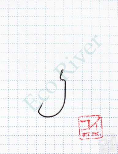 Крючок KOI WIDE RANGE WORM, размер 8 (INT), цвет BN, офсетный (10 шт.)/100/
