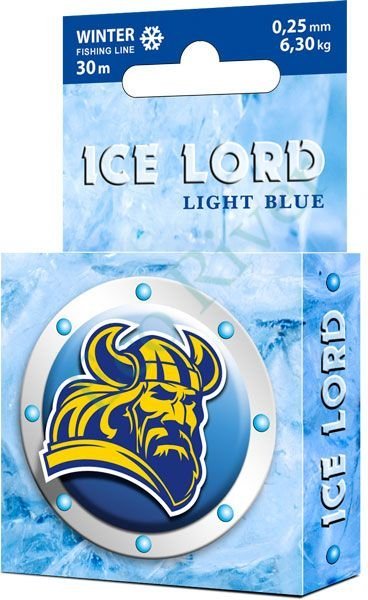 Леска Aqua Ice Lord light blue 0.16 30м