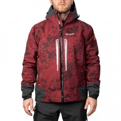 Костюм рыболовный Graff демисезонный размер 3XL/176-182 (Bratex 20000, бордовый камо)