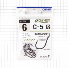 Крючок Owner ISEAMA w/eye BC №6 11шт