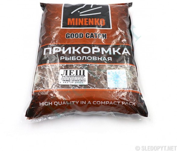 Прикормка MINENKO GOOD CATCH Зимняя (увлажненная) лещ 700 гр,/20/