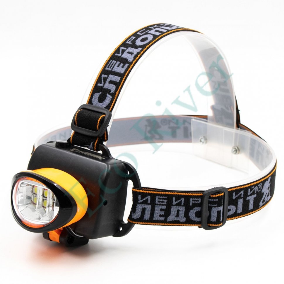 Фонарь налобный Сибирский Следопыт-Люминофор , 6 SMD LED, 3хАА/120/