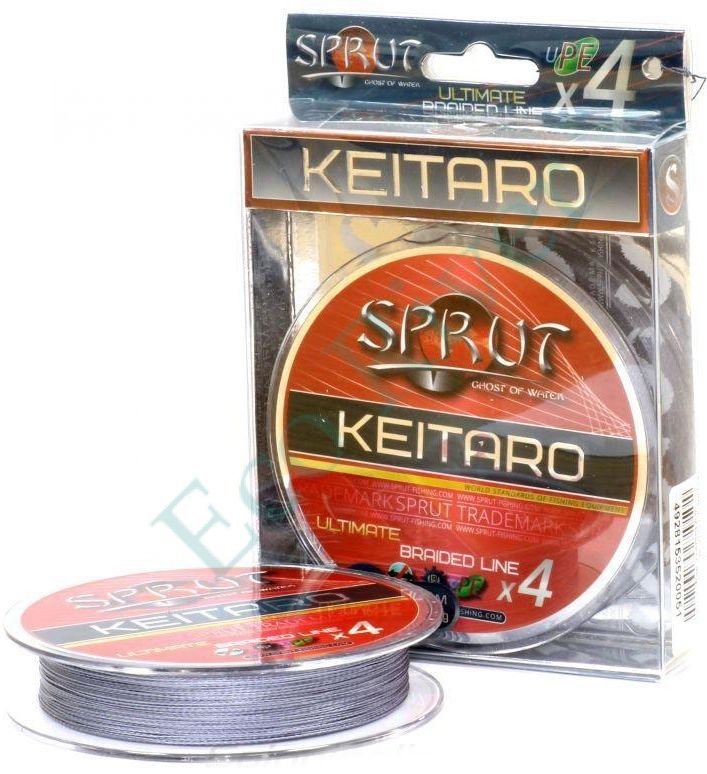 Леска плетёная Sprut Keitaro Ultimate X4 space gray 0.18 140м