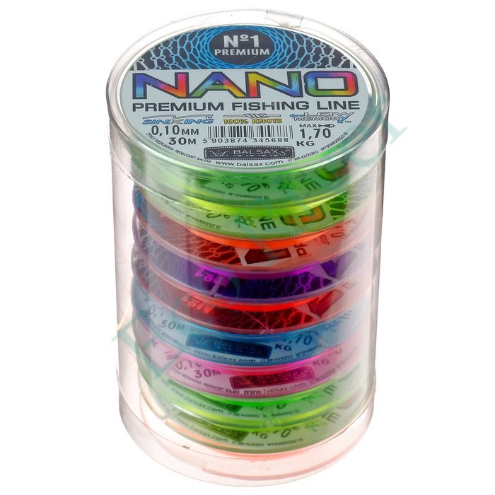 Леска Balsax Nano Mix 0.16 30м