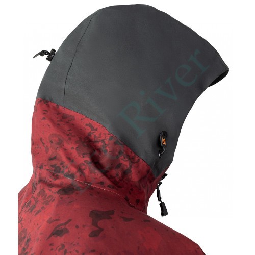 Костюм рыболовный Graff демисезонный размер 3XL/182-188 (Bratex 20000, бордовый камо)