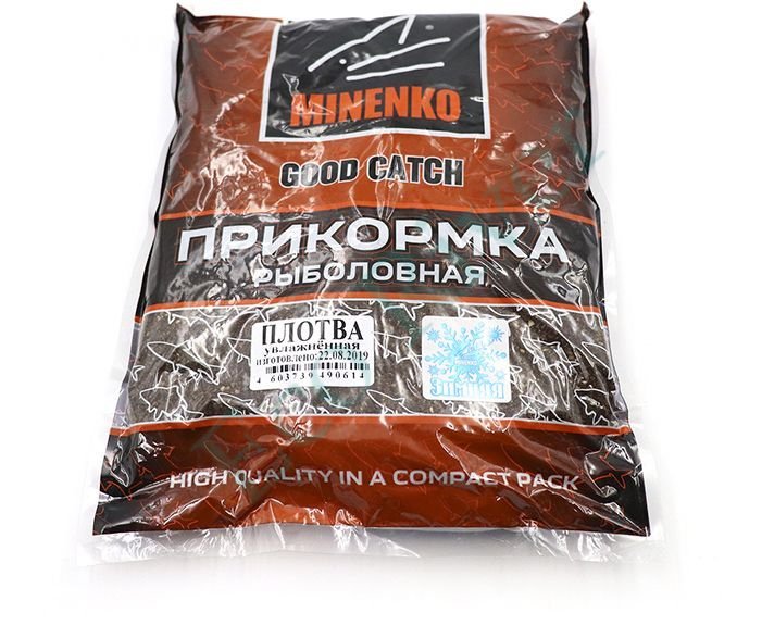 Прикормка MINENKO GOOD CATCH Зимняя (увлажненная) плотва 700 гр,/20/