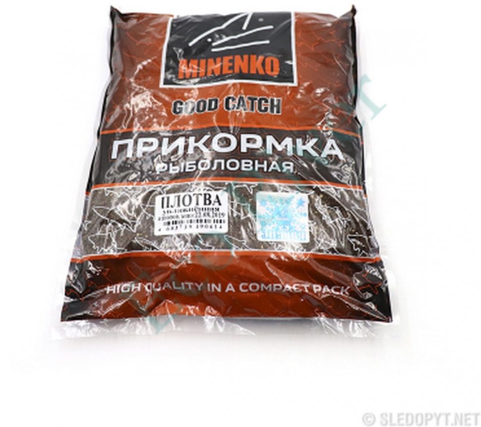 Прикормка MINENKO GOOD CATCH Зимняя (увлажненная) плотва 700 гр,/20/