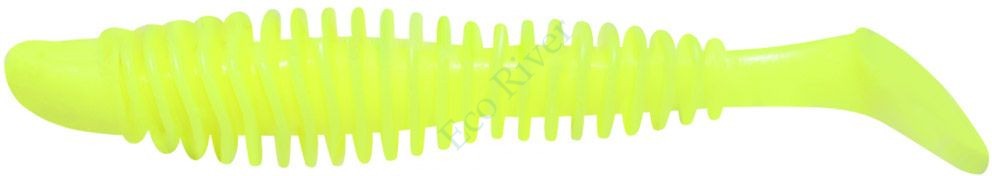 Виброхвост Yaman PRO Arris Shad, р.2,5 inch, цвет #02 - Chartreuse (уп. 7 шт.)