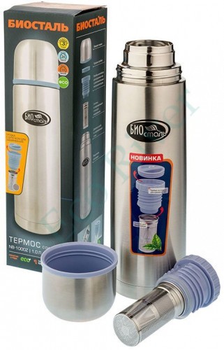 Термос Biostal NB-1000Z у/г пробка с ситечком