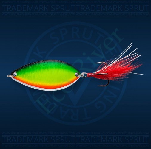 Блесна Sprut Takobiki Spoon колеб. 68мм/23г/FT