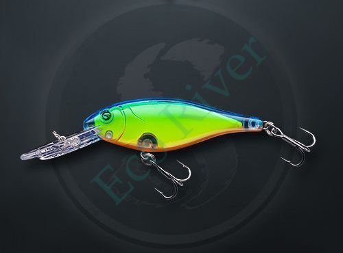 Воблер Sprut Buri Shad 3D 70F 11г/LB-3D