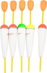 Поплавок Яман Конус сквозной с бобышкой, пенопласт, 4,7 г, цвет в ассорт. (уп. 5 шт)