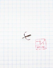 Крючок KOI ROUND TREBLE, размер 10 (INT), цвет BN, тройник (10 шт.)/19/