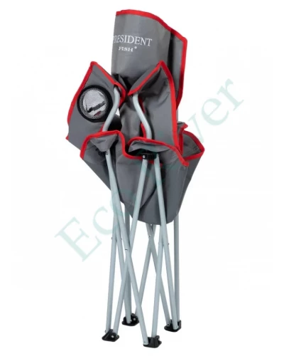 Стул President Fish 8716 011 серый/красный