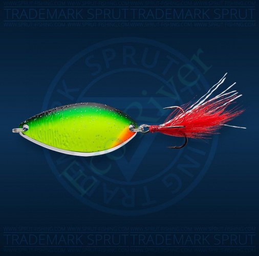 Блесна Sprut Takobiki Spoon колеб. 68мм/23г/FT1