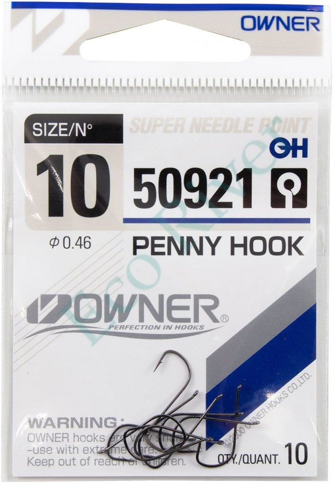 Крючок Owner Penny Hook BC №10 10шт