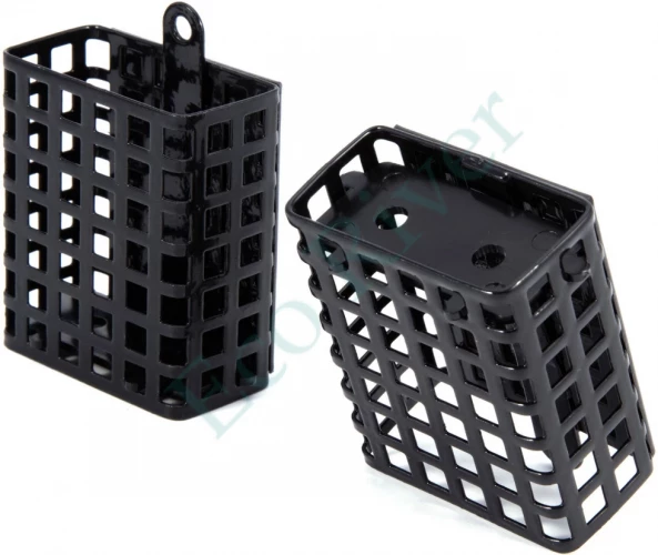 Кормушка фидерная Яман прямоугольная 50 г, металл, съемное пластиковое дно (уп. 10 шт.)/200/