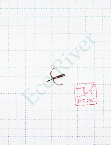 Крючок KOI ROUND TREBLE, размер 12 (INT), цвет BN, тройник (10 шт.)/19/