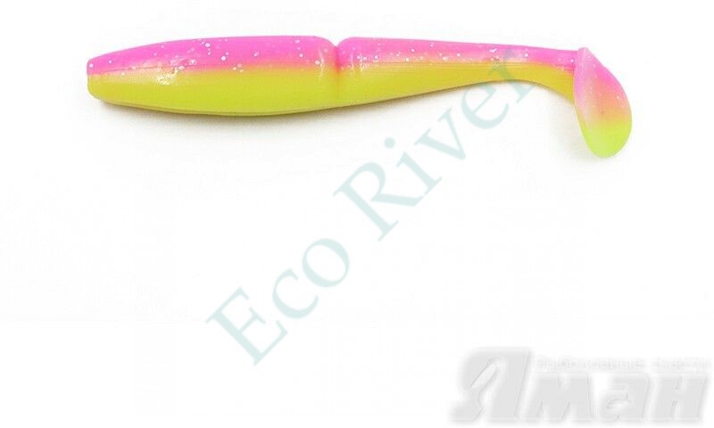 Виброхвост Yaman Mamura, р.5 inch, цвет #24 - Gum (уп. 4 шт.)