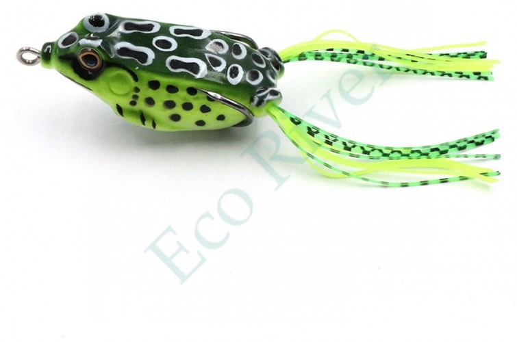 Лягушка-незацепляйка Namazu FROG, 60 мм, 12 г, цвет 13, крючок-двойник YR Hooks (BN) #4/0/400/200/