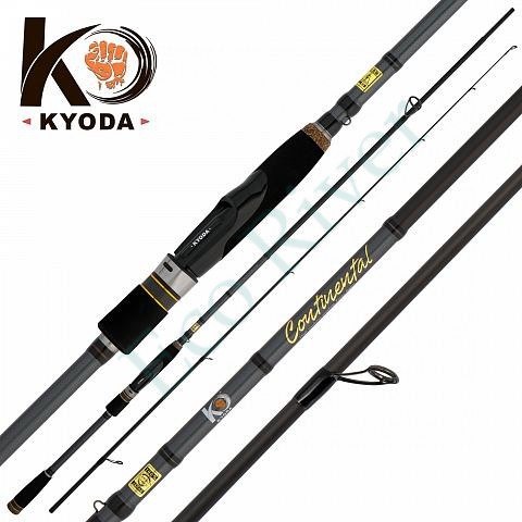 Спиннинг KYODA CONTINENTAL, длина 2,55 м, тест 20-84 гр, штекер