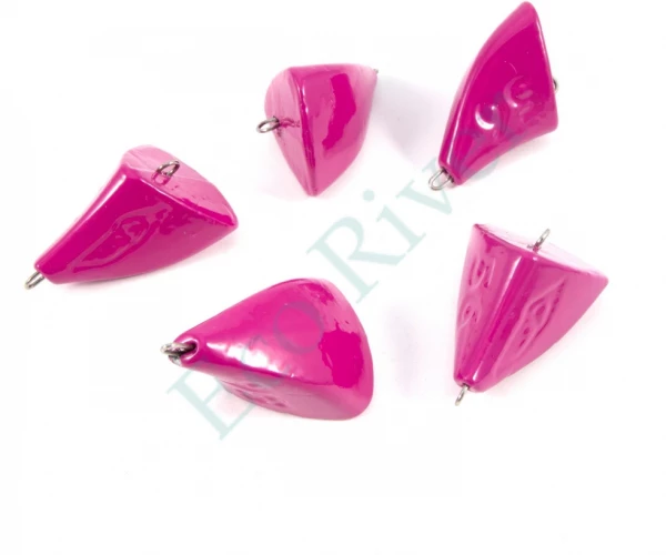 Груз Пуля-эксцентрик окрашенный разборный Яман (5 шт.) - 56 гр., фиолетовый/100/