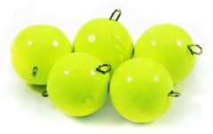 Груз Чебурашка окрашенный разборный Яман (5 шт.) - 48 гр., жёлтый/125/