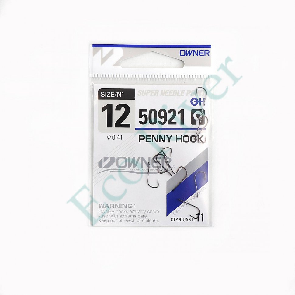 Крючок Owner Penny Hook BC №12 11шт