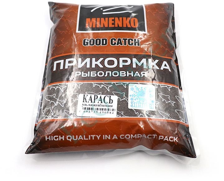 Прикормка MINENKO GOOD CATCH Зимняя (увлажненная) карась 700 гр,/20/