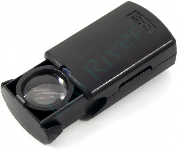 Лупа с подсветкой «Следопыт», кратность 30 х, d л. 21 мм,с компл. батареек, вес 31 г/360/