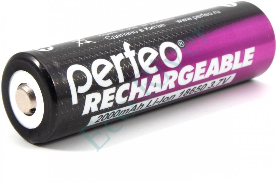 Аккумулятор Perfeo Li-Ion 18650 2000mAh без защиты 3.7V BL/5/80/