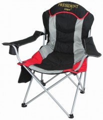 Стул President Fish 8734 000 черный/серый