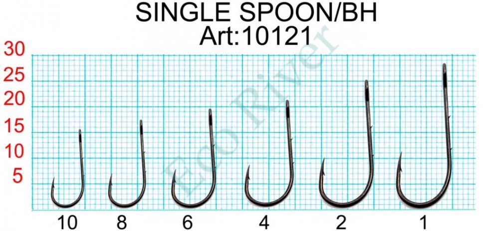 Крючок Fish Season Single spoon baitholder №10 BN 7шт 10121-10F