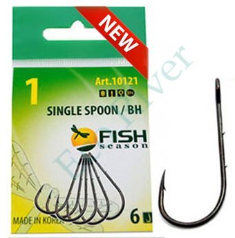 Крючок Fish Season Single spoon baitholder №10 BN 7шт 10121-10F