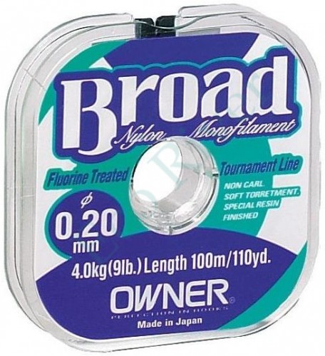 Леска Owner Broad 0.18 100м