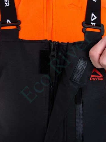 Кайт костюм PAYER , зимний -35, черный