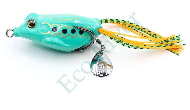 Лягушка-незацепляйка Namazu FROG с лепестком, 55 мм, 10 г, цвет 05, крючок-двойник YR Hooks (BN) #1/