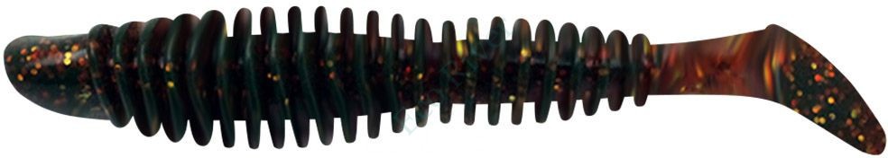 Виброхвост Yaman PRO Arris Shad, р.2,5 inch, цвет #09 - Motor Oil (уп. 7 шт.)