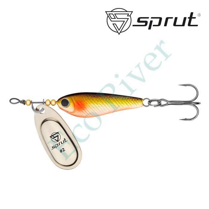 Блесна Sprut Alpina Comet Spinner №2 9г/GBR
