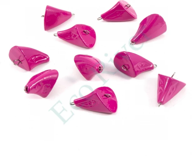 Груз Пуля-эксцентрик окрашенный разборный Яман (10 шт.) - 36 гр., фиолетовый/200/