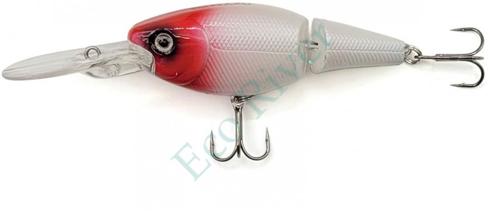 Воблер Namazu Jointed Zun Shad, L-70 мм, 12,3г, крэнк, составной, тонущий (0,5-2,5м), цвет №1/200/