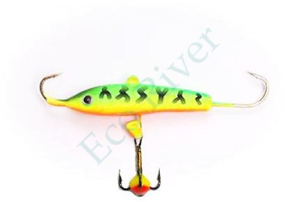 Балансир Lucky John Fin 70мм+тройник 71513-20