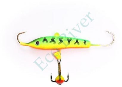Балансир Lucky John Fin 70мм+тройник 71513-20