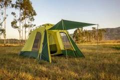 Палатка Kyoda U039 размер (54+135+114+54) х225х160 см, 4 места, вес 7 кг.