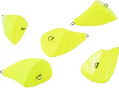 Груз Пуля-эксцентрик окрашенный разборный Яман (5 шт.) - 60 гр., жёлтый/75/