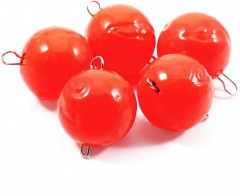 Груз Чебурашка окрашенный разборный Яман (5 шт.) - 48 гр., оранжевый/125/